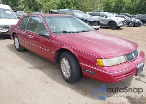 1992 Mercury Cougar Ls из США, поврежденный, VIN 1MEPM6042NH635396